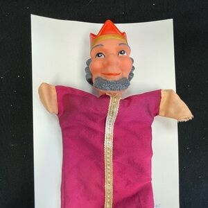 Vintage King hand Puppet (0218)